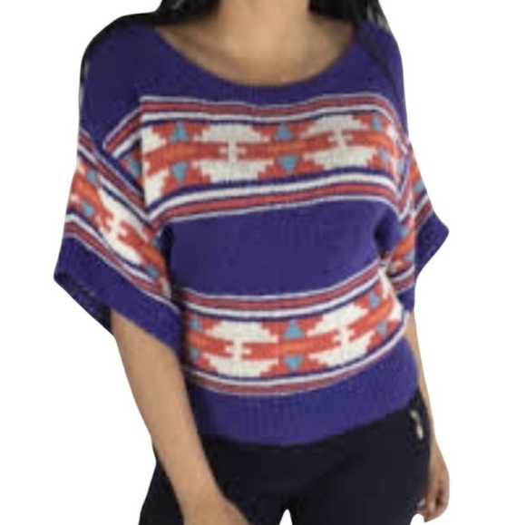 American Eagle Outfitters Dolan Southwestern Tribal Print Knit Sweater - Picture 9 of 9